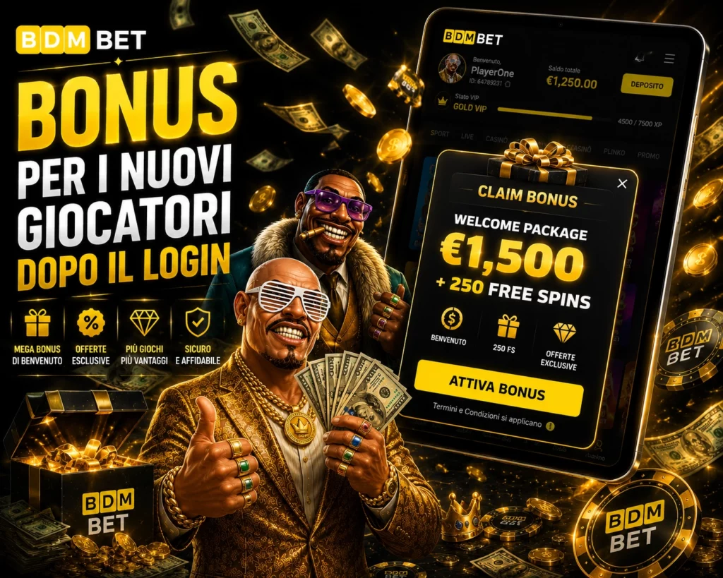 Bonus per i Nuovi Giocatori Dopo il Login