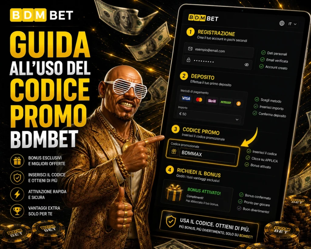 Guida all'Uso del Codice Promo BDMBet