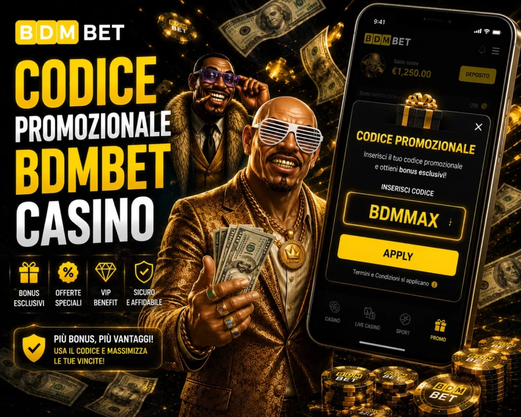 Codice Promozionale BDMBet Casino