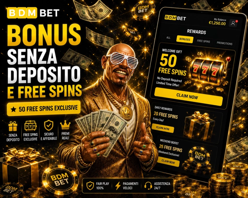 Bonus Senza Deposito e Free Spins