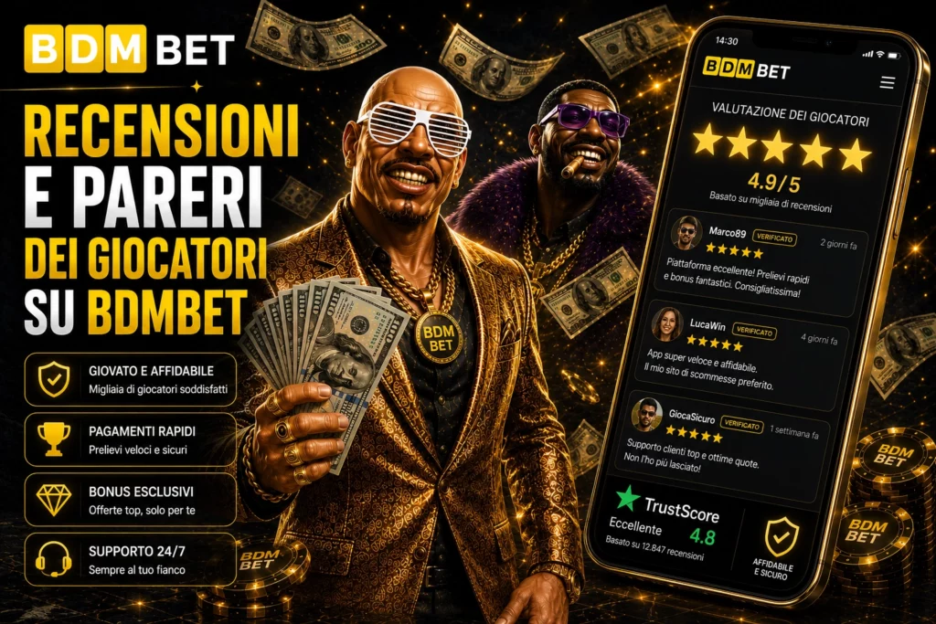 Recensioni e Pareri dei Giocatori su BDMBet