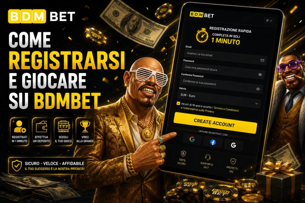Come Registrarsi e Giocare su BDMBet